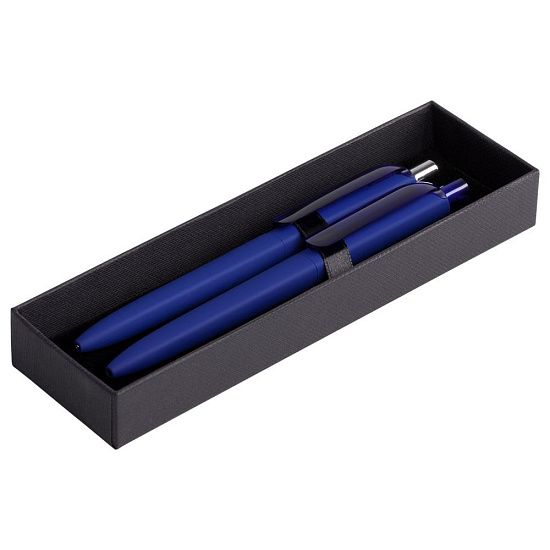 Набор Prodir DS8: ручка и карандаш, синий - подробное фото