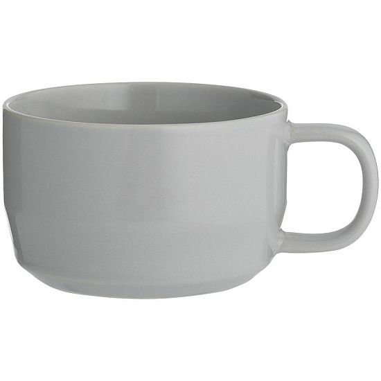Чашка для капучино Cafe Concept, серая - подробное фото
