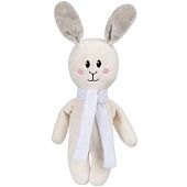 Игрушка Beastie Toys, заяц с белым шарфом - фото