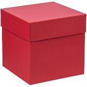 Коробка Cube, S, красная - фото