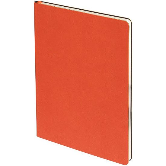 Блокнот Verso в клетку, оранжевый - подробное фото