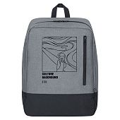 Рюкзак «Culture Bagground. Мунк», серый - фото