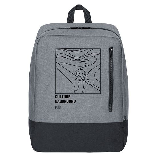 Рюкзак «Culture Bagground. Мунк», серый - подробное фото