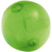 Надувной пляжный мяч Sun and Fun, полупрозрачный зеленый - фото