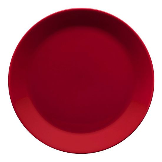 Тарелка Teema, средняя, красная - подробное фото
