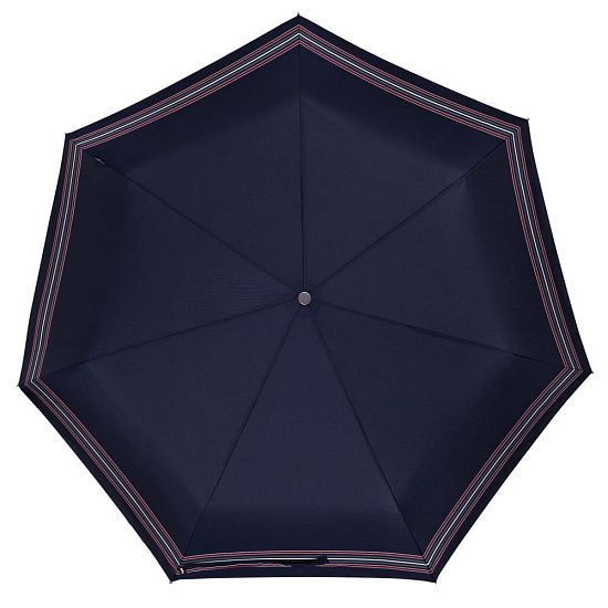 Складной зонт TAKE IT DUO, синий в полоску - подробное фото