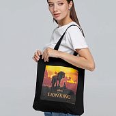Холщовая сумка Sunset, черная - фото