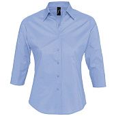 Рубашка женская с рукавом 3/4 EFFECT 140, голубая - фото