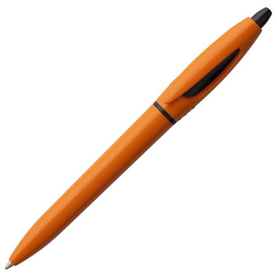 Ручка шариковая S! (Си), оранжевая - подробное фото