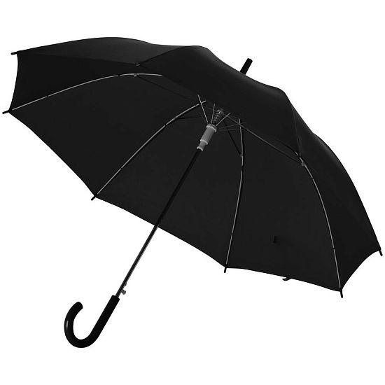Зонт-трость Promo, черный - подробное фото