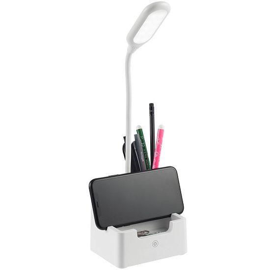 Настольная лампа с подставкой для ручек tidyFlex, белая - подробное фото