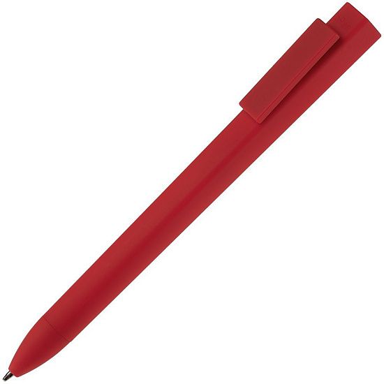Ручка шариковая Swiper SQ Soft Touch, красная - подробное фото