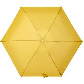 Складной зонт Alu Drop S, 4 сложения, автомат, желтый (горчичный) - фото