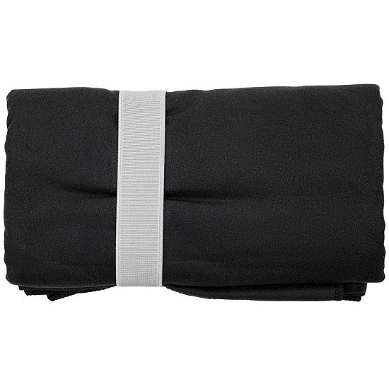 Спортивное полотенце Vigo Medium, черное - подробное фото
