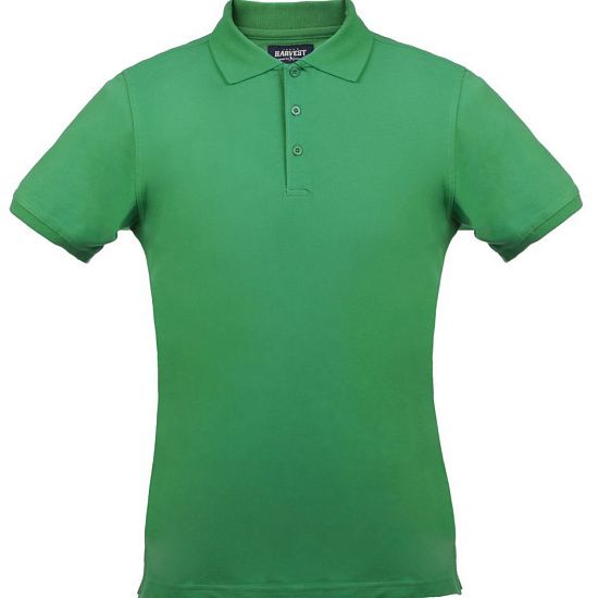 Рубашка поло стретч мужская EAGLE, зеленая - подробное фото
