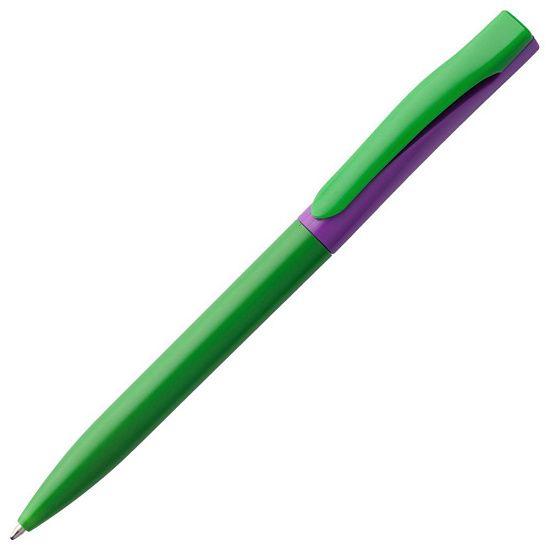 Ручка шариковая Pin Special, зелено-фиолетовая - подробное фото