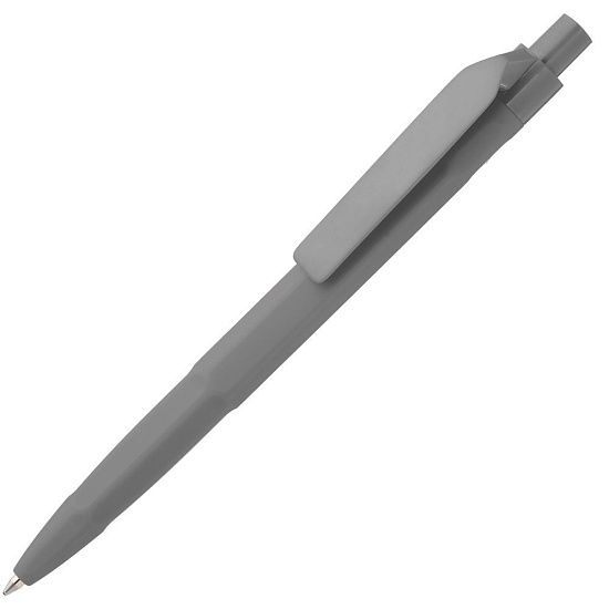 Ручка шариковая Prodir QS30 PRP Working Tool Soft Touch, серая - подробное фото