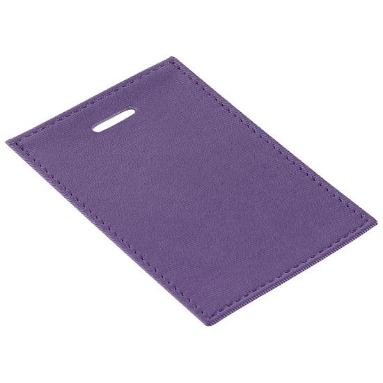 Чехол для пропуска Twill, фиолетовый - подробное фото
