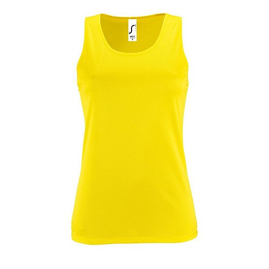 Майка женская Sporty TT Women, желтый неон - подробное фото