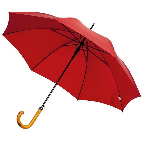 Зонт-трость LockWood, красный - подробное фото