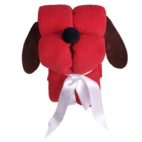 Игрушка-плед «Пес Трансформер», красный - подробное фото