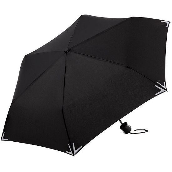 Зонт складной Safebrella, черный - подробное фото