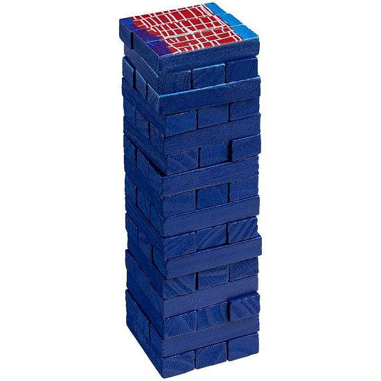 Игра-башня «Небоскребы», синяя - подробное фото