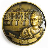 Медаль 250 лет Эрмитажу - фото