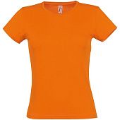 Футболка женская MISS 150, оранжевая - фото