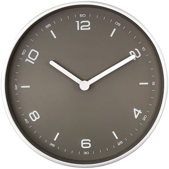 Часы настенные Milton, кофейно-коричневые - подробное фото