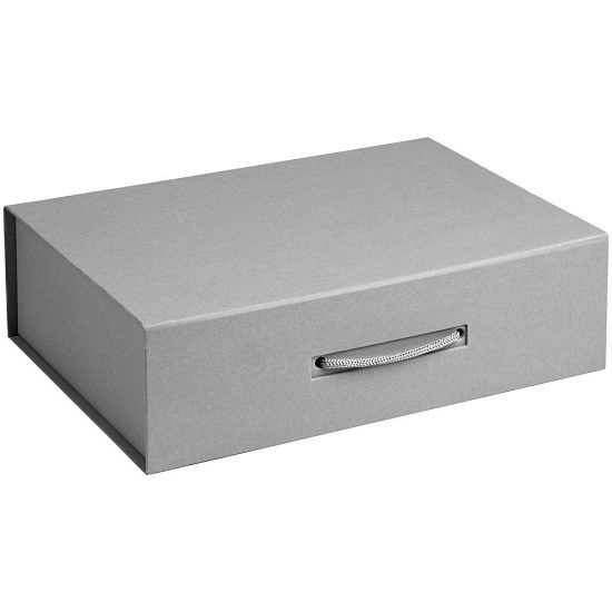 Коробка Case, подарочная, серая матовая - подробное фото