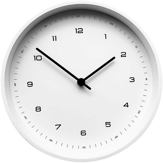 Часы настенные White, белые - подробное фото