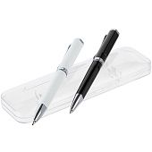 Набор Phase: ручка и карандаш, черный с белым - фото