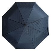 Складной зонт Magic с проявляющимся рисунком, темно-синий - фото