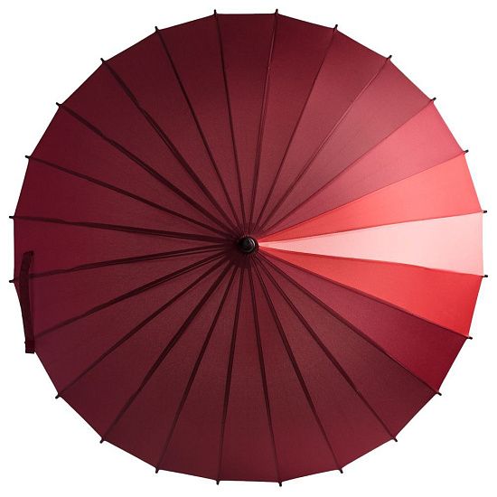 Зонт-трость «Спектр», красный - подробное фото