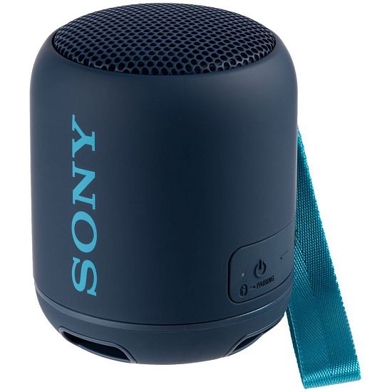 Беспроводная колонка Sony SRS-XB12, синяя - подробное фото