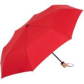 Зонт складной OkoBrella, красный - фото