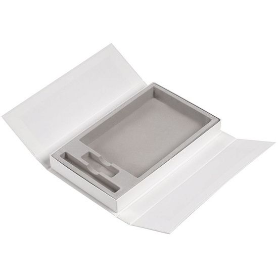 Коробка Triplet под ежедневник, флешку и ручку, белая - подробное фото