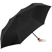 Зонт складной OkoBrella, черный - фото