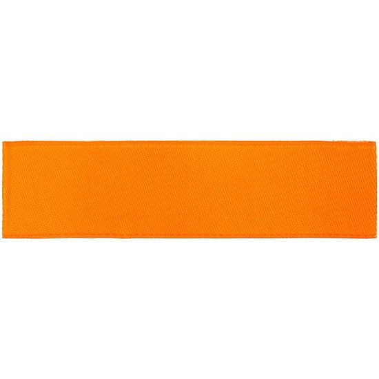 Лейбл тканевый Epsilon, S, оранжевый неон - подробное фото