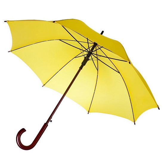 Зонт-трость Standard, желтый - подробное фото