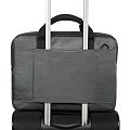Сумка для ноутбука Qibyte Laptop Bag, темно-серая с черными вставками