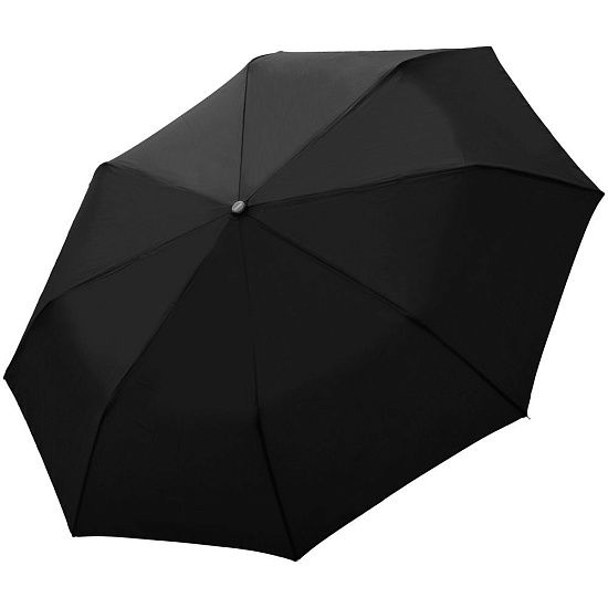 Зонт складной Fiber Magic, черный - подробное фото