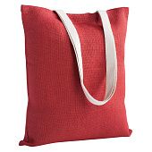 Холщовая сумка на плечо Juhu, красная - фото