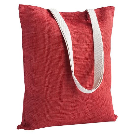 Холщовая сумка на плечо Juhu, красная - подробное фото