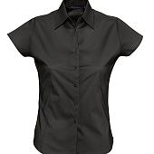 Рубашка женская с коротким рукавом EXCESS, черная - фото