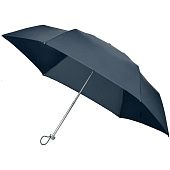 Складной зонт Alu Drop S, 3 сложения, механический, синий - фото
