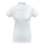 Рубашка поло женская ID.001 белая - фото