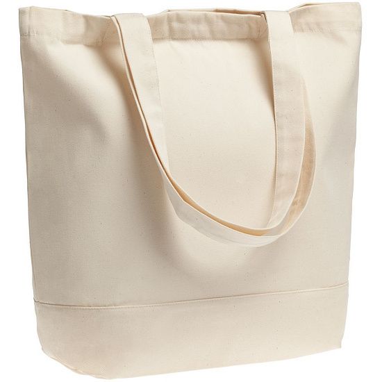 Холщовая сумка Shopaholic, неокрашенная - подробное фото