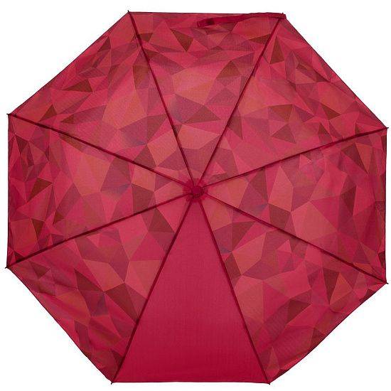 Складной зонт Gems, красный - подробное фото